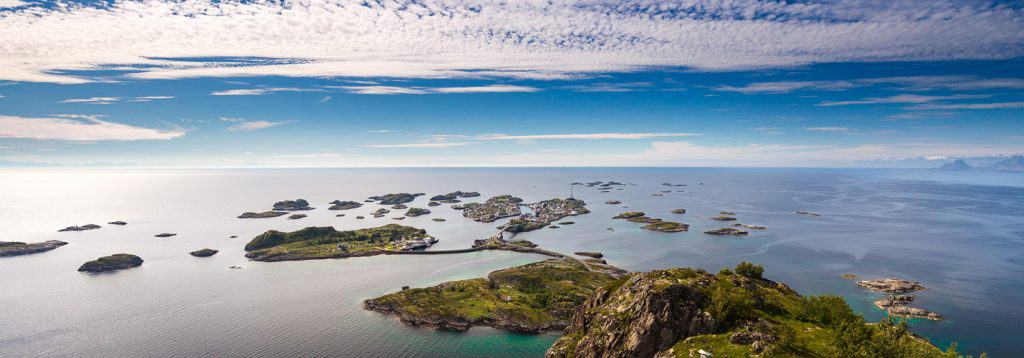 Lofoten summer panoramic views