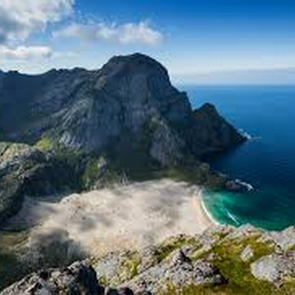 plage Lofoten été