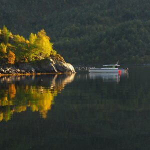 Lofoten summer boat