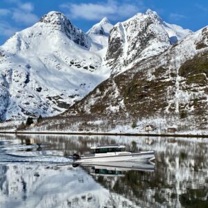 Noruega esqui en barco