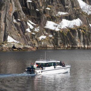 Ski sailing Lofoten