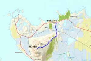 Hoven trekking map