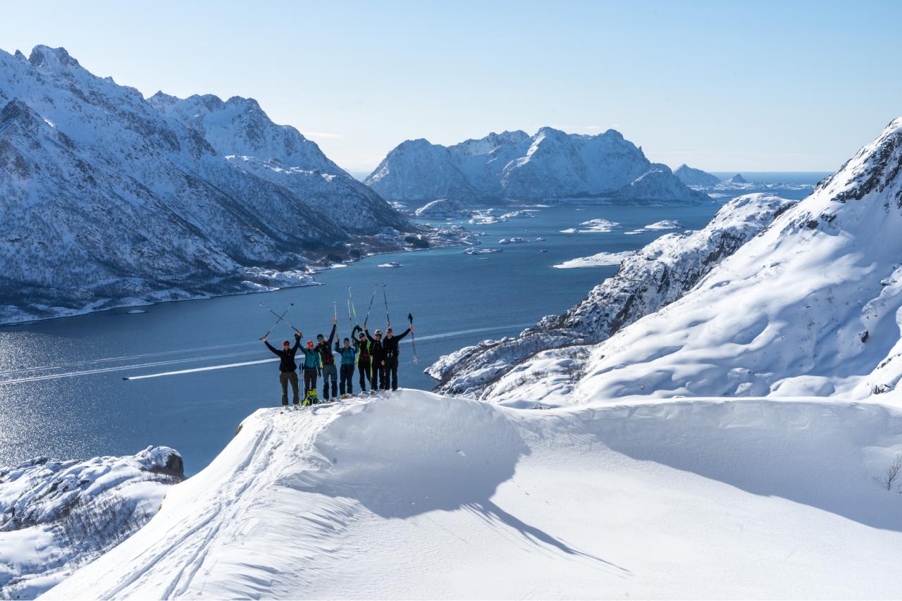 Esqui montana Lofoten