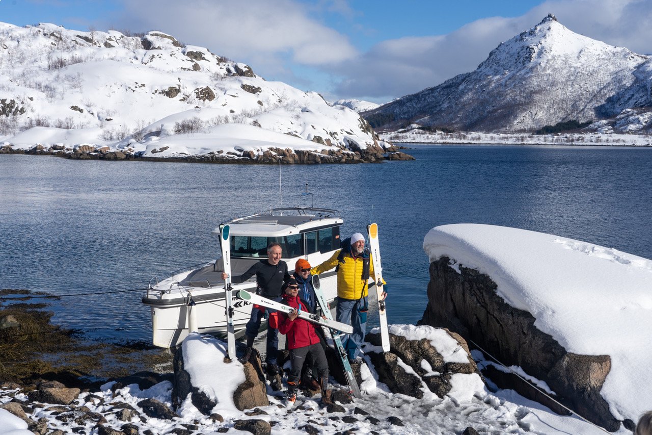 Groupe prive ski Lofoten