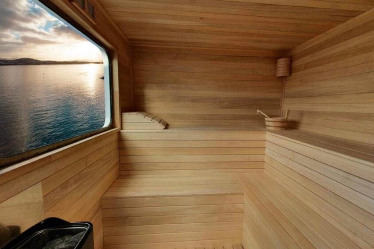 Sauna en barco Svalbard