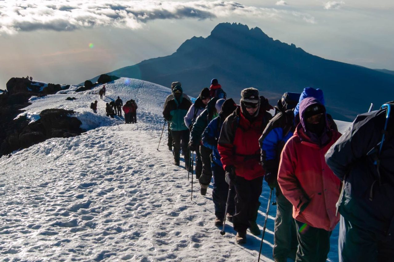 nieve en kilimanjaro